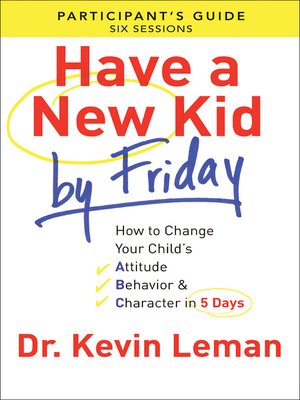 cover image of Have a New Kid by Friday Participant's Guide